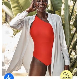 Summersalt The Short Effortless Shirtdress Cover-Up Sz 1X White Long Sleeve NWT